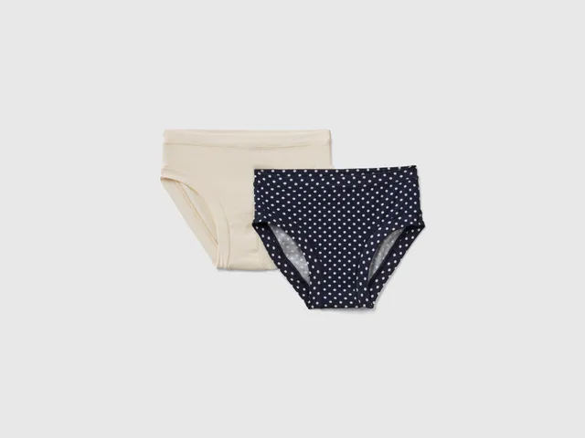United Colors of Benetton Slip Cotone Bio 2 Pezzi Taglia S-M