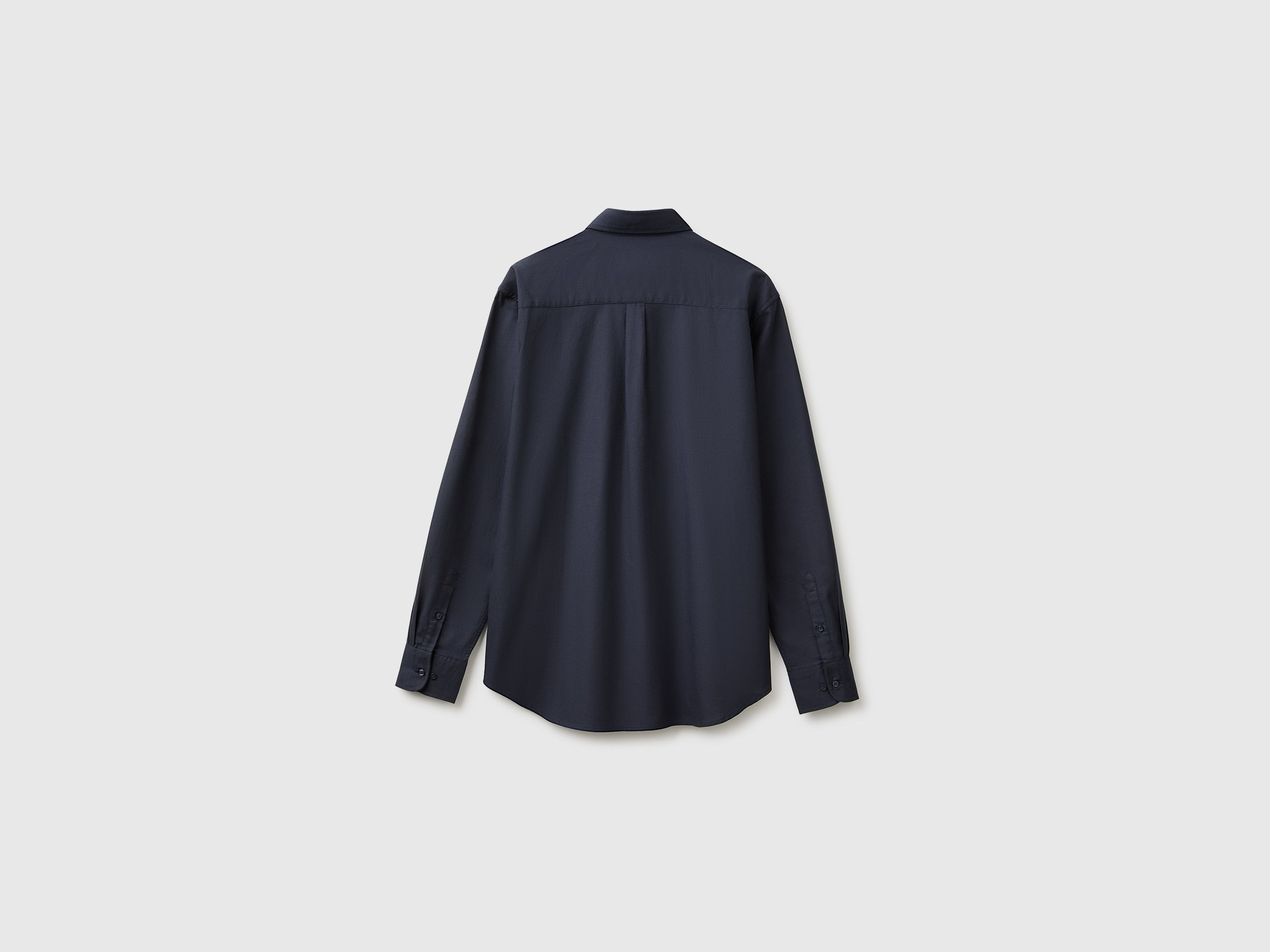 Benetton Camicia Flanella Cotone Biologico Manica Lunga