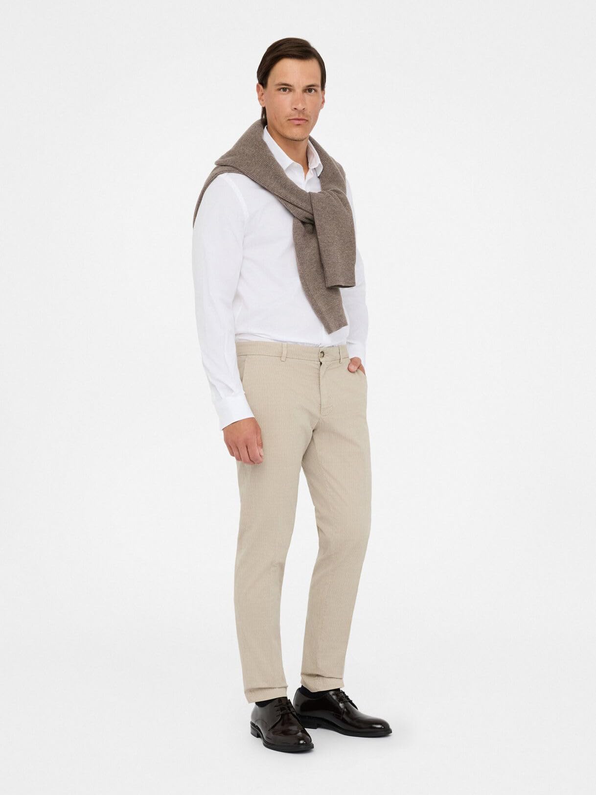 Liu Jo Camicia Slim Fit Bianca Taglia 38 Cotone