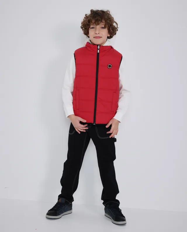 TucTuc Pantaloni Jeans Bambino Nero Taglio Dritto Cuciture
