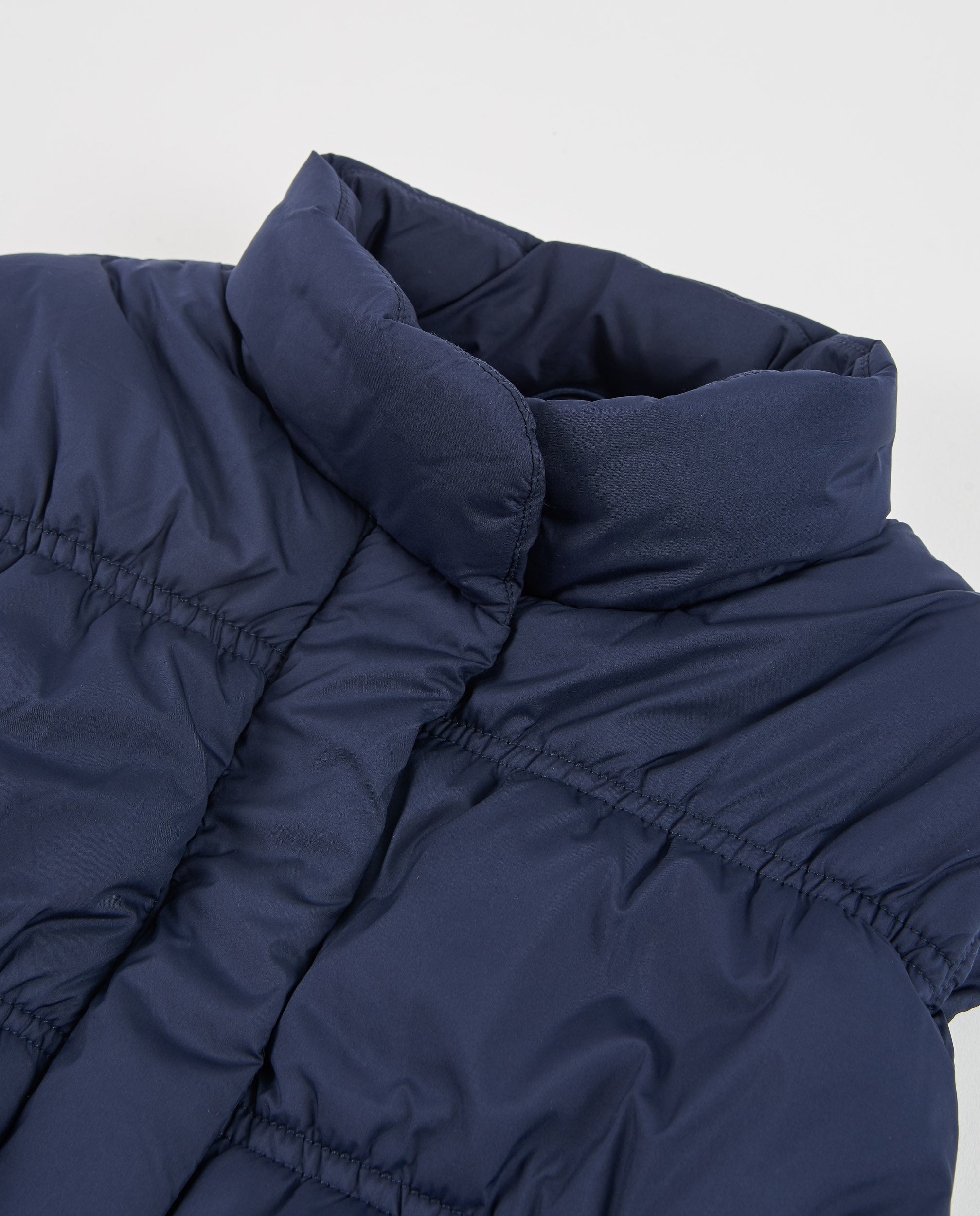 TucTuc Cappotti gilet imbottito blu bambino collo alto