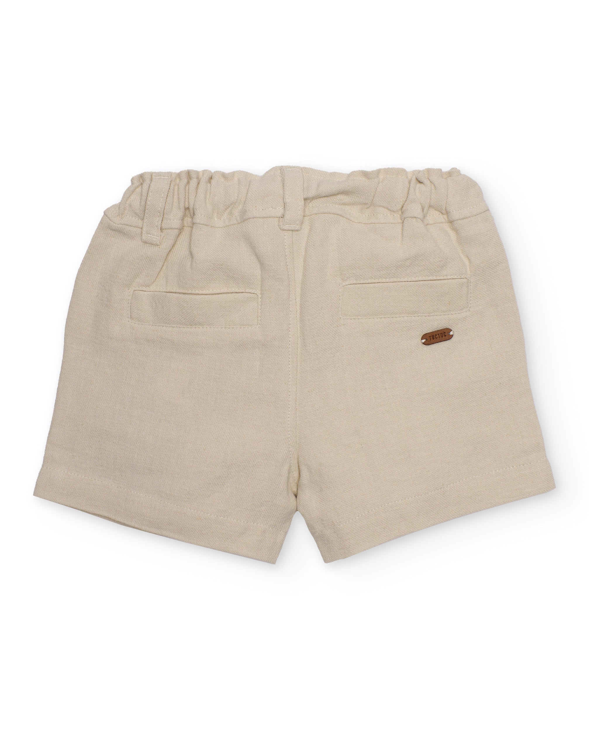 TucTuc Bermuda Pantaloncini Bimbo Beige Cotone 12 Mesi