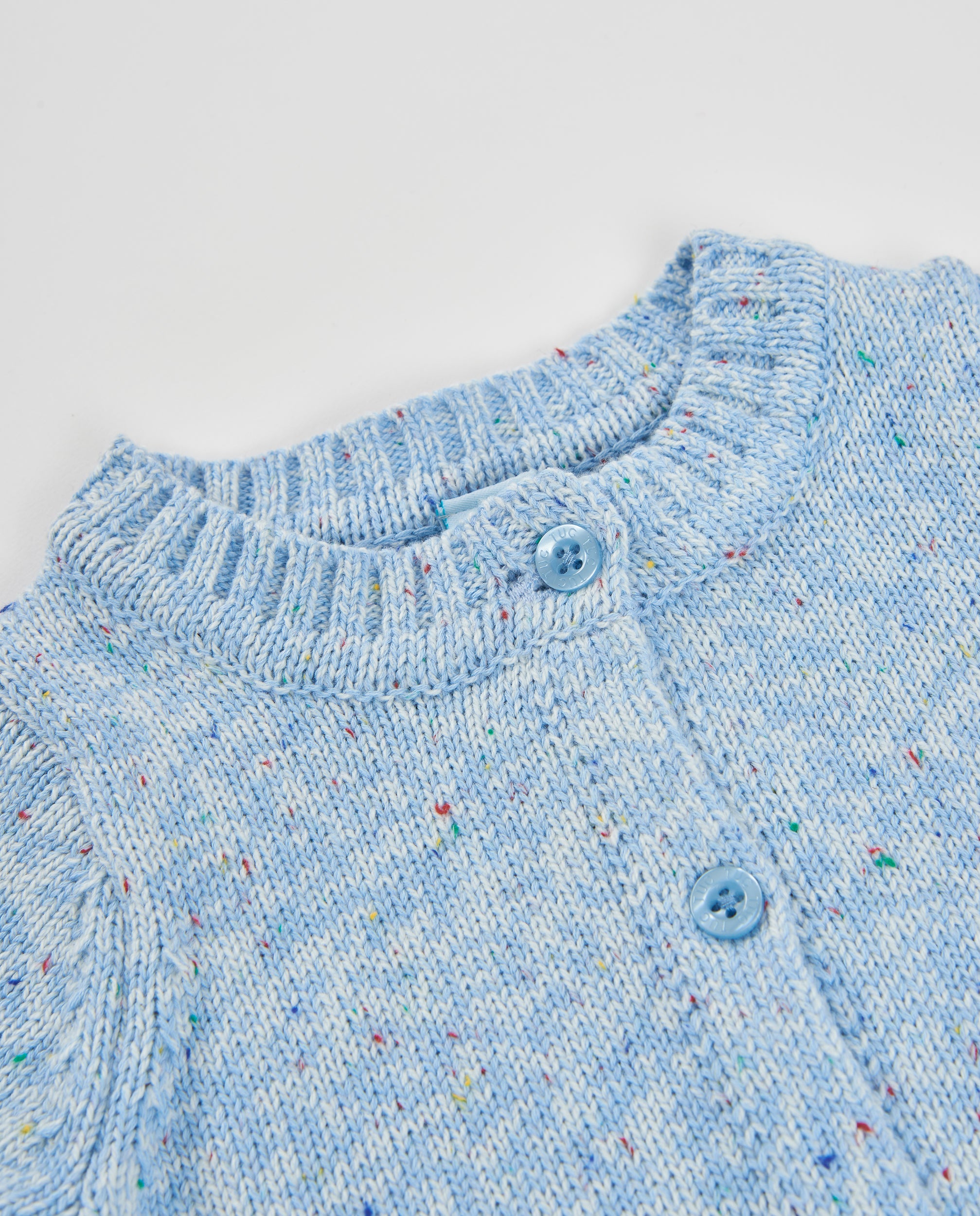 TucTuc Maglioni giacca tricot neonato azzurra dinosauro