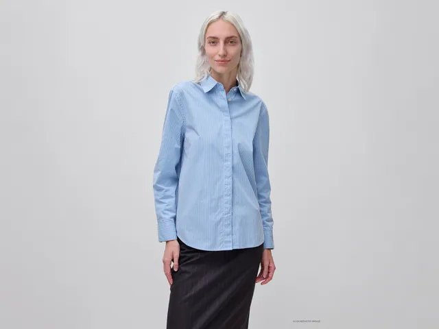 United Colors of Benetton Shirts Camicia righe cotone bimba