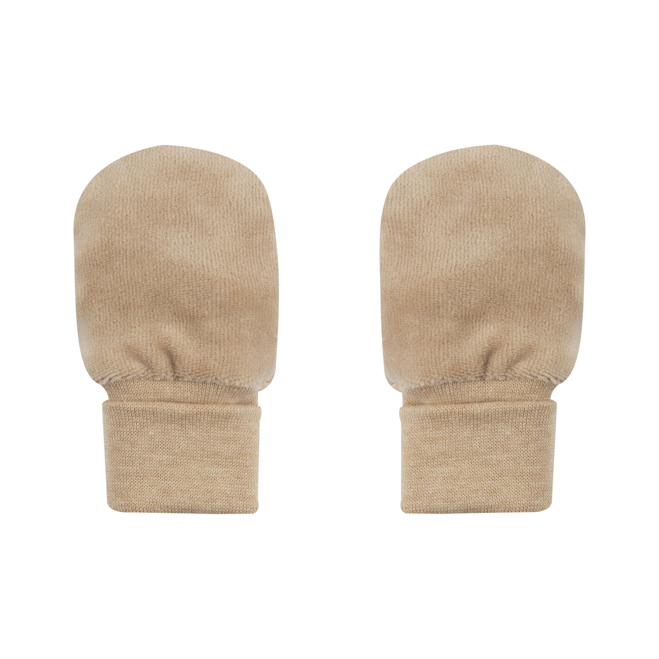 Woolly Organic Baby Gloves Velour Gloves NOOS velluto cotone
