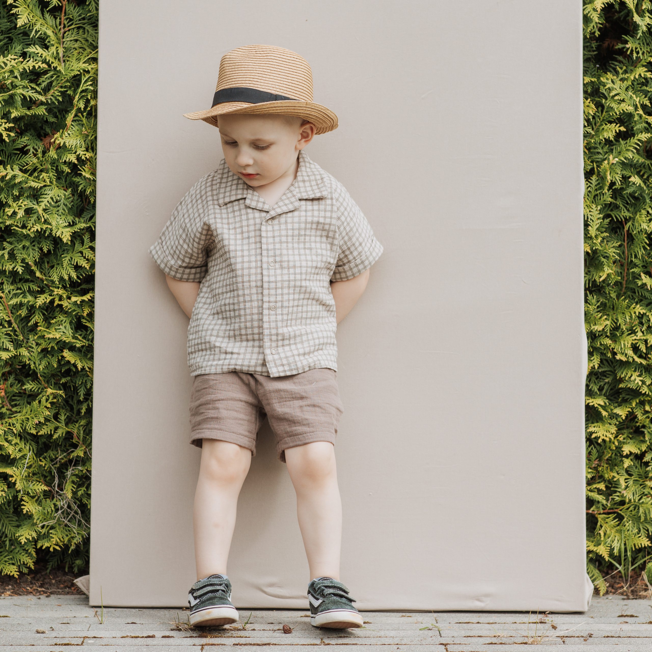Woolly Organic SS25 pantaloncini bimbo mussola GOTS