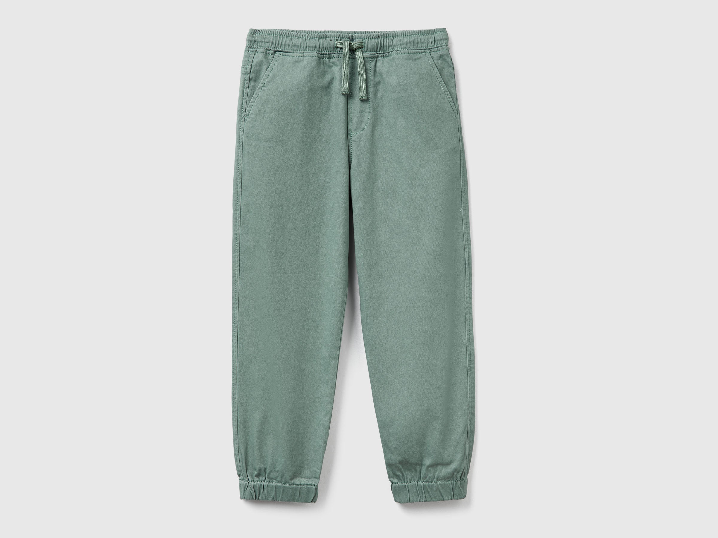 United Colors of Benetton Joggers cotone elasticizzato con coulisse