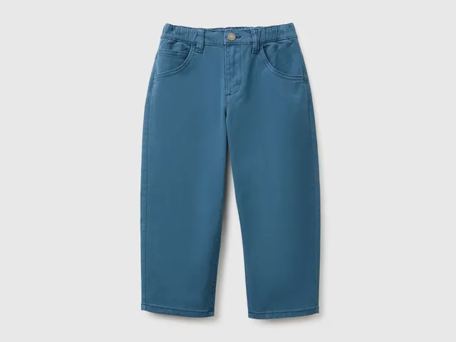 United Colors of Benetton Pantalone cotone elasticizzato 82