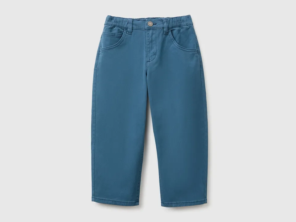 United Colors of Benetton Pantalone cotone elasticizzato 82