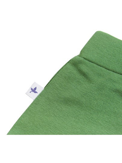 Leela Pantaloncini Verdi cotone organico bimbo jersey