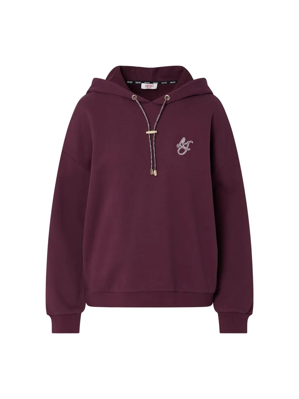 Liu Jo Maglie e Felpe Felpa con Cappuccio L cotone