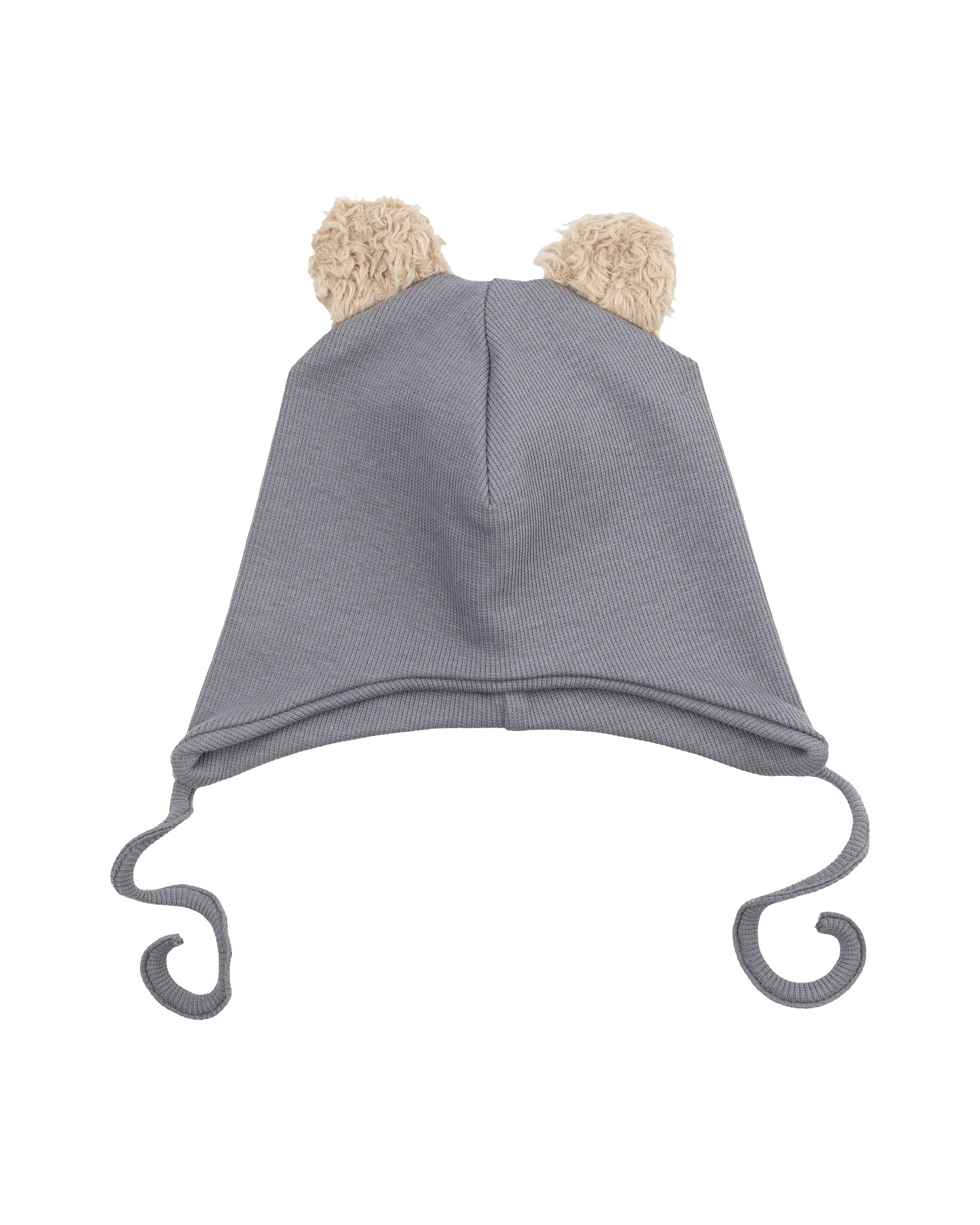 Woolly Organic AW26 Cappello Orsacchiotto Neonato Cotone Bio