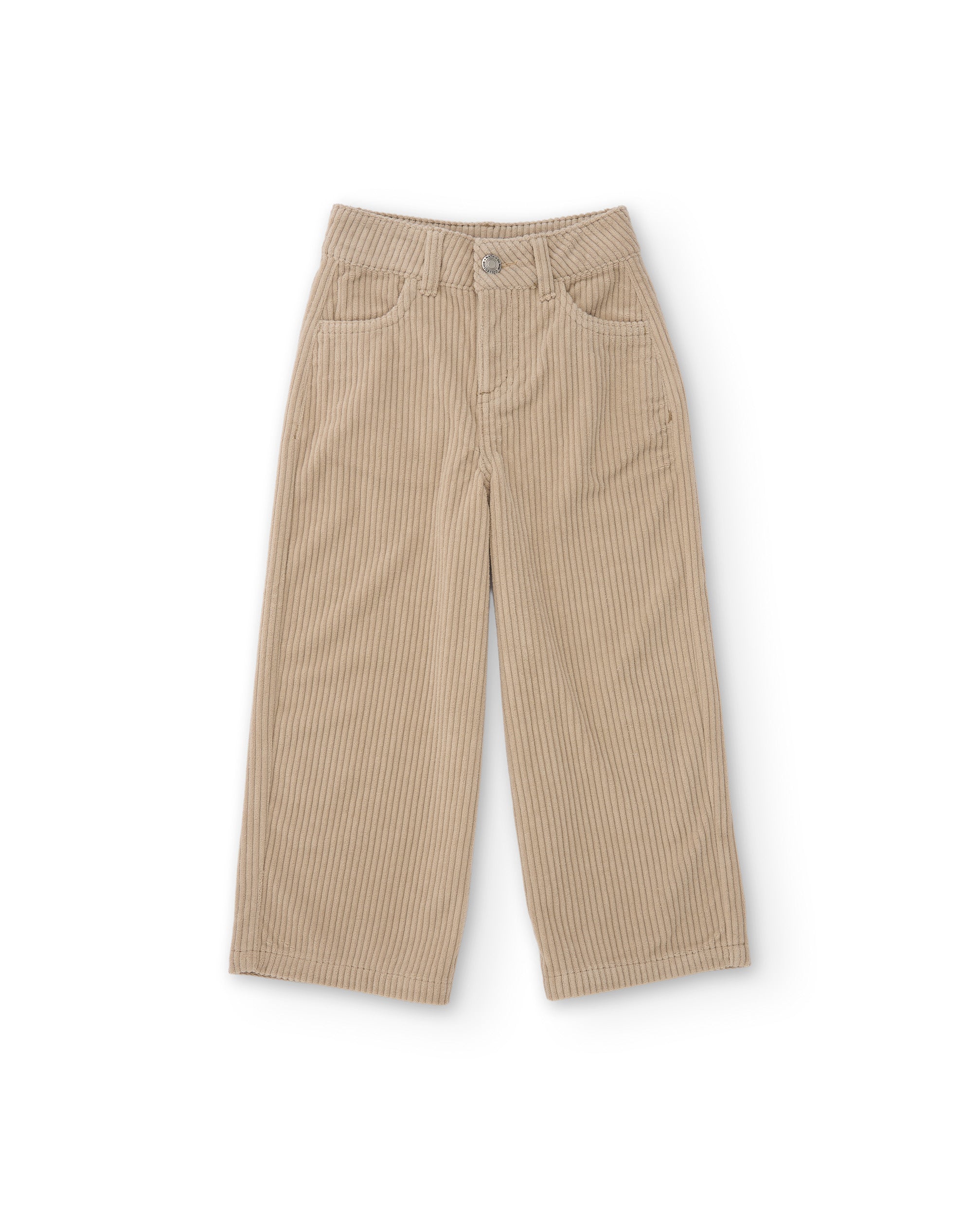 TucTuc Pantaloni velluto coste bambina pantalone beige dritto