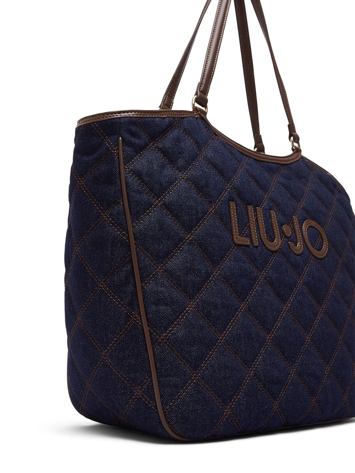 Liu Jo Borse Tote 00770 Denim Matelassé T_U_ Grande