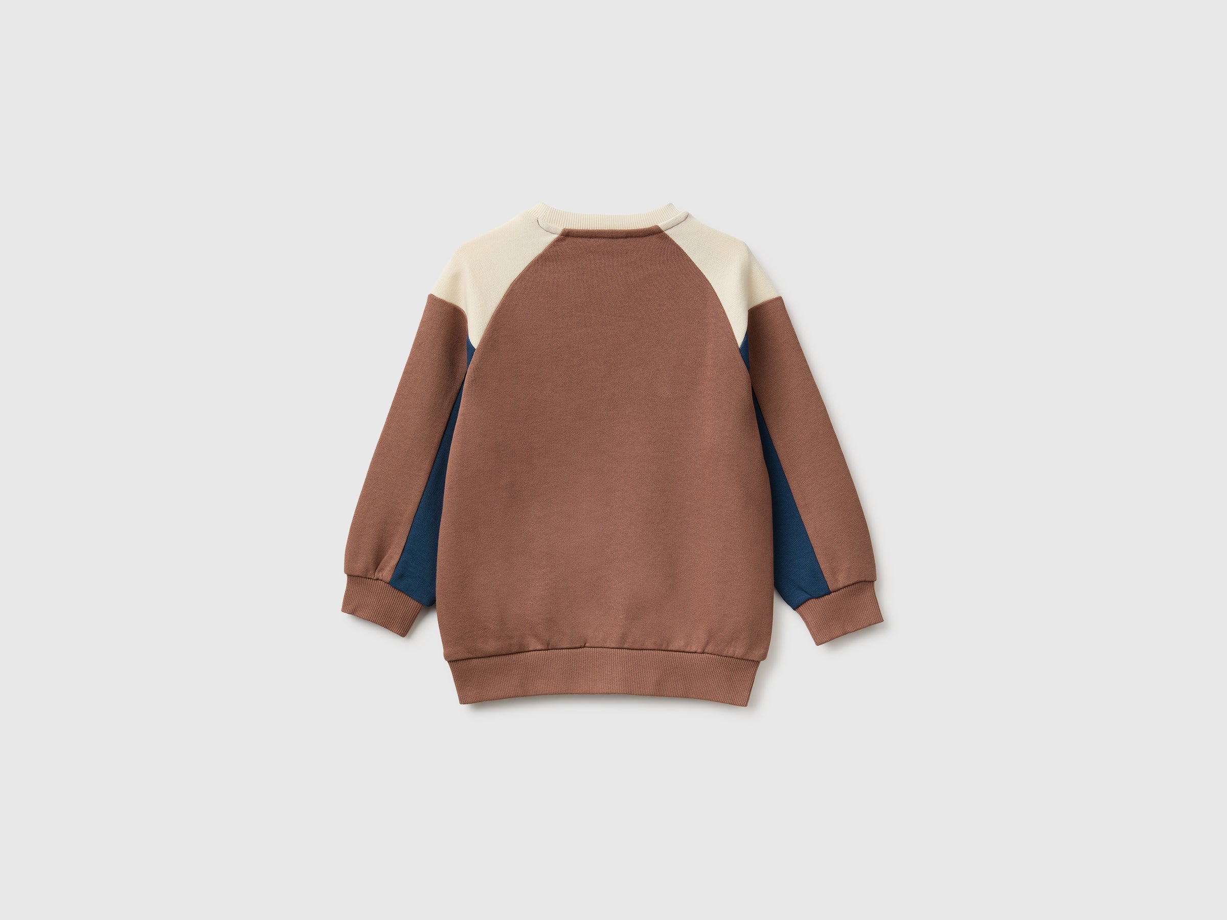 United Colors of Benetton Felpa Color Block Cotone Bio 104