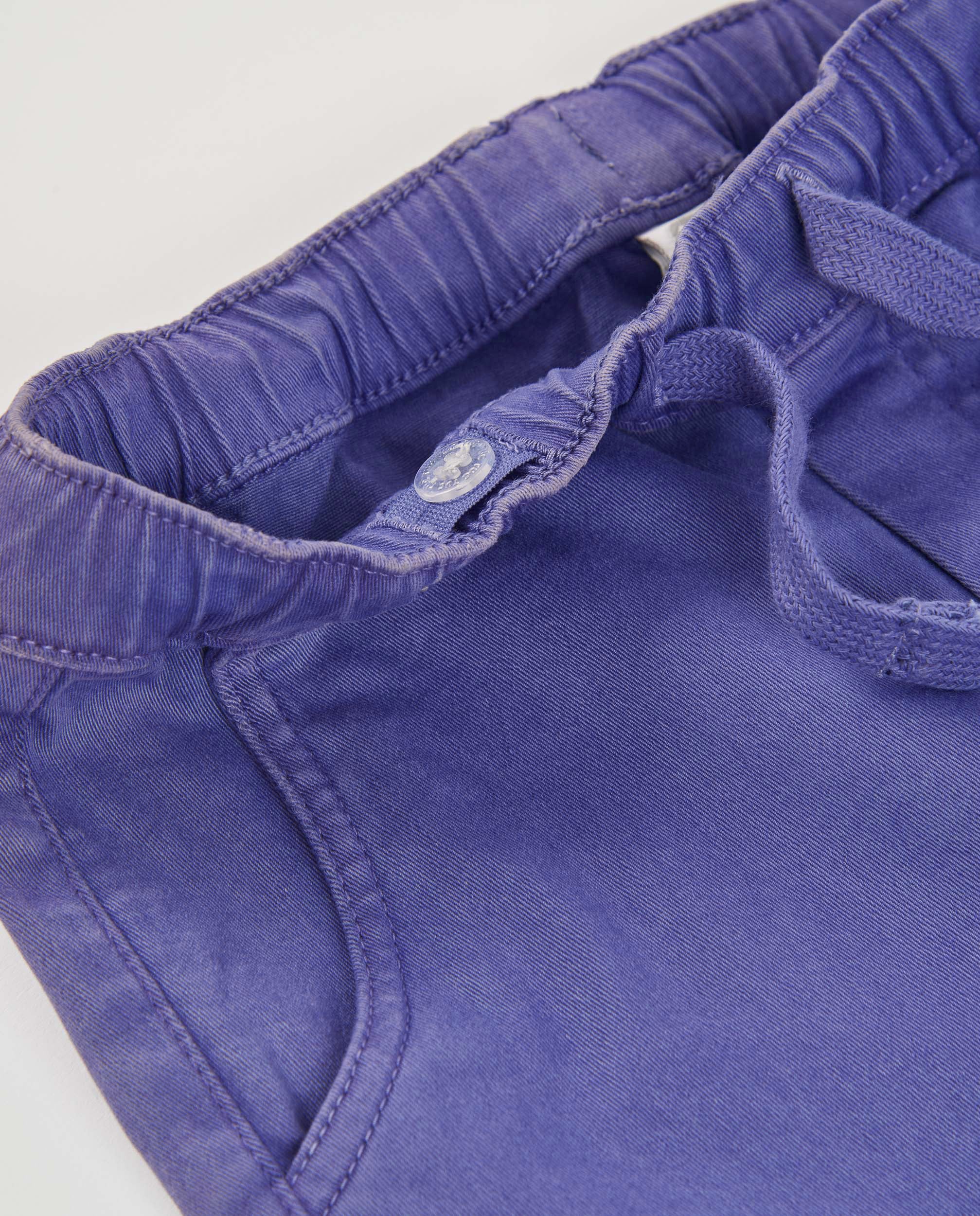 TucTuc Pantaloni Cargo Bimbo Lila Vita Elasticizzata