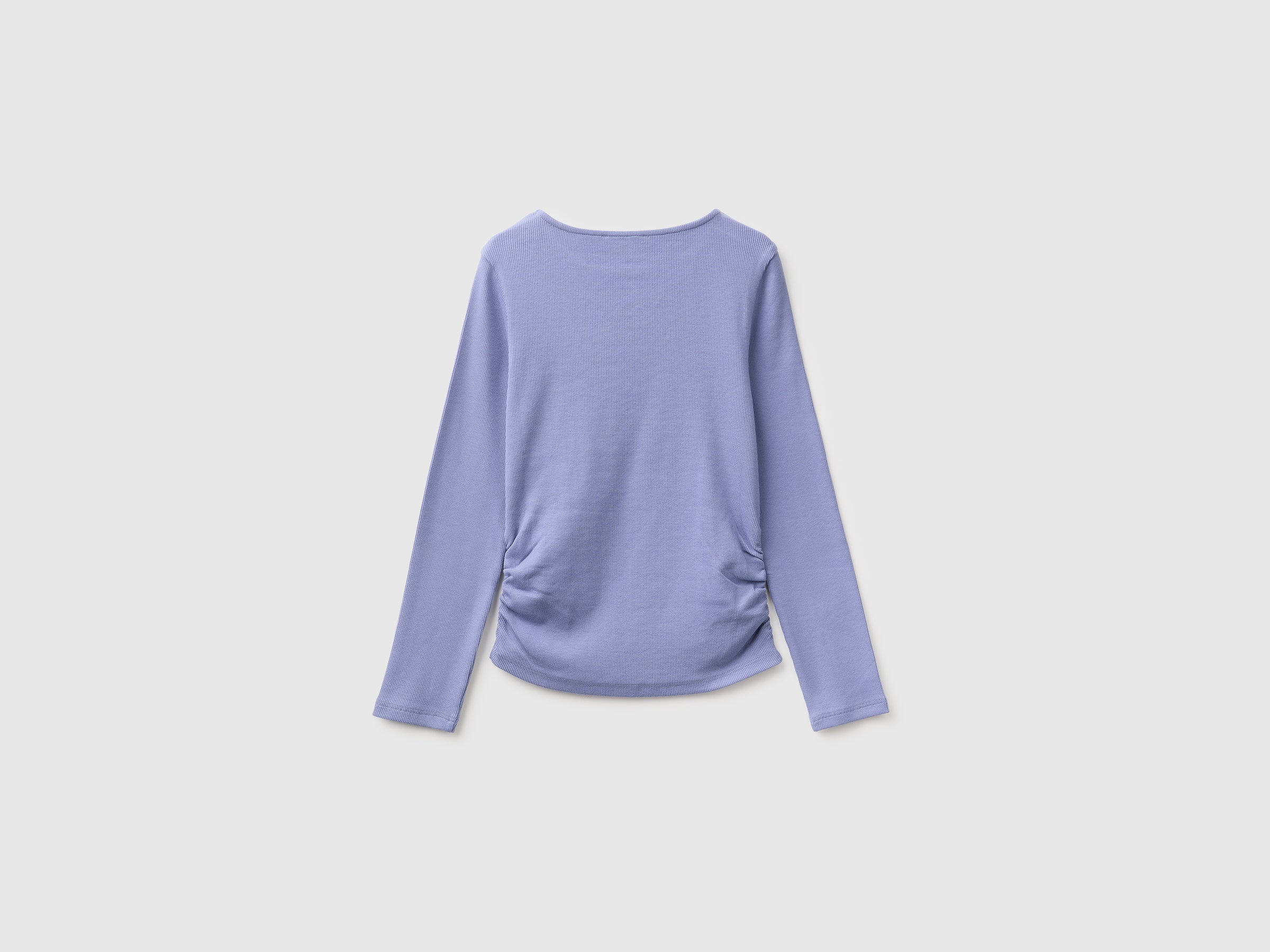Benetton T-shirt manica lunga cotone con borchie