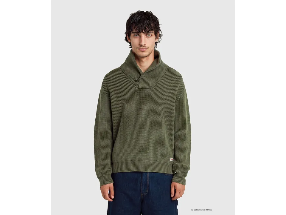 United Colors of Benetton Sweaters Maglione lana collo scialle M