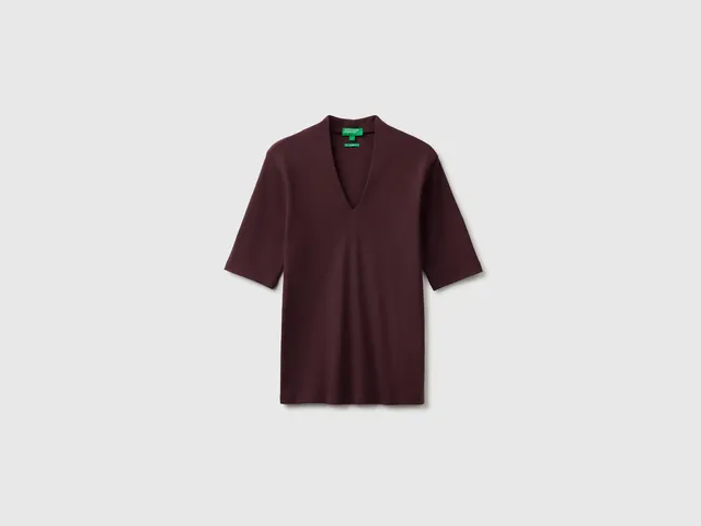 United Colors of Benetton Slim Fit T-Shirt Maglietta M Cotone