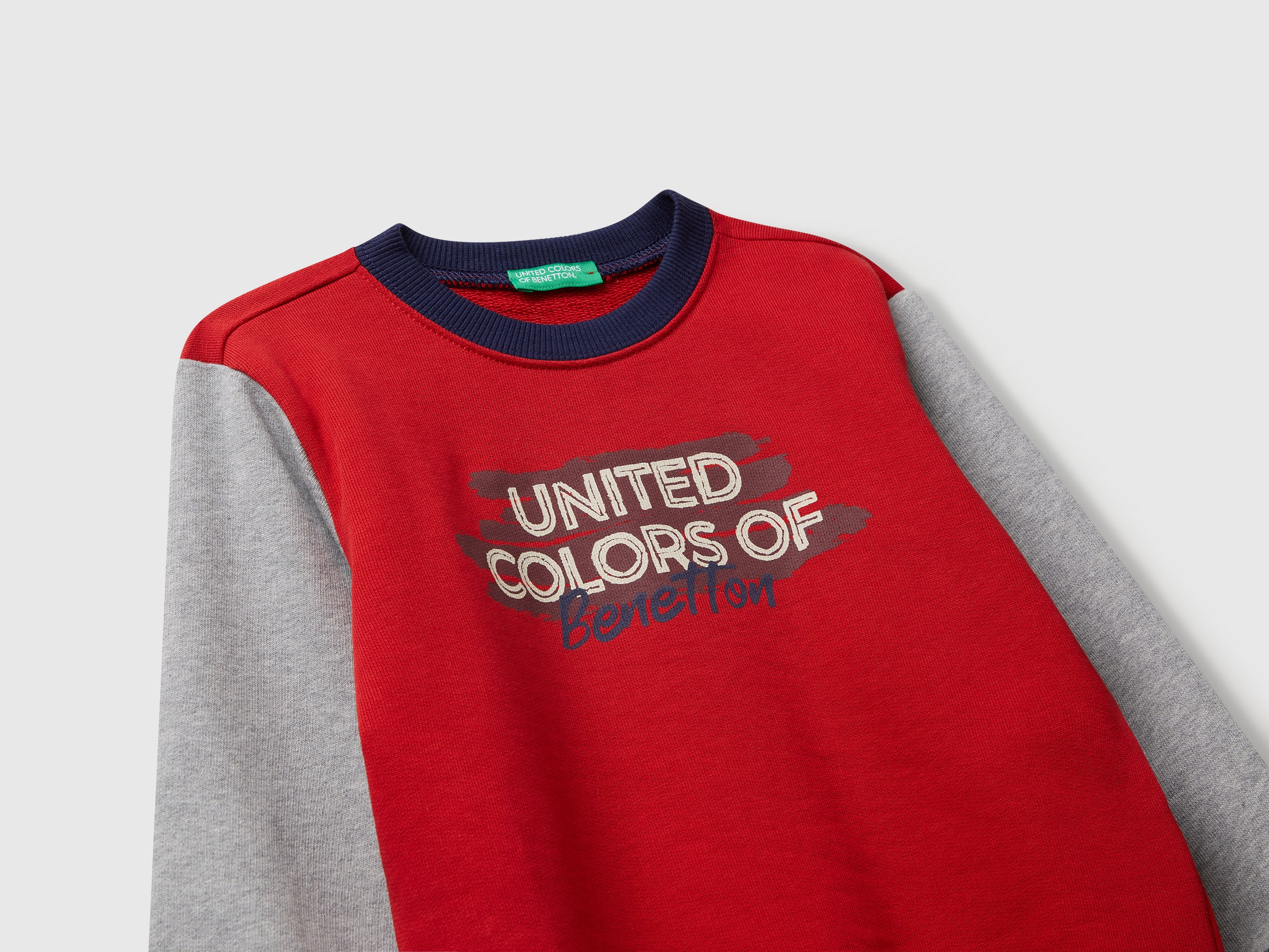 United Colors of Benetton Felpa Stampa Cotone Bio 104