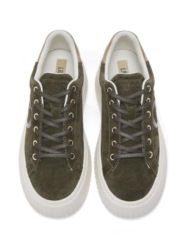 Liu Jo Scarpe Sneakers Platform Suede verdi moka