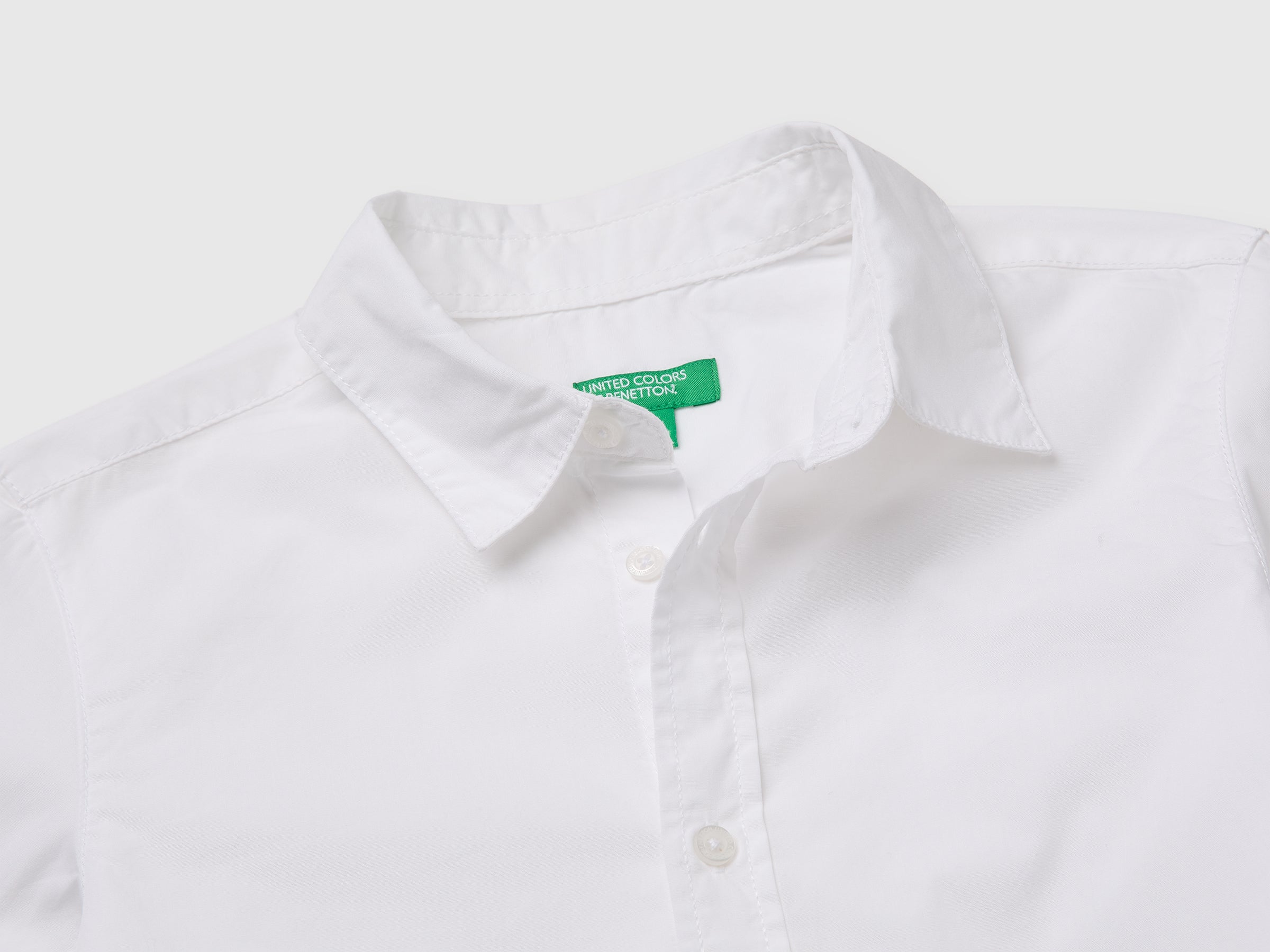 United Colors of Benetton camicia righe cotone maniche lunghe
