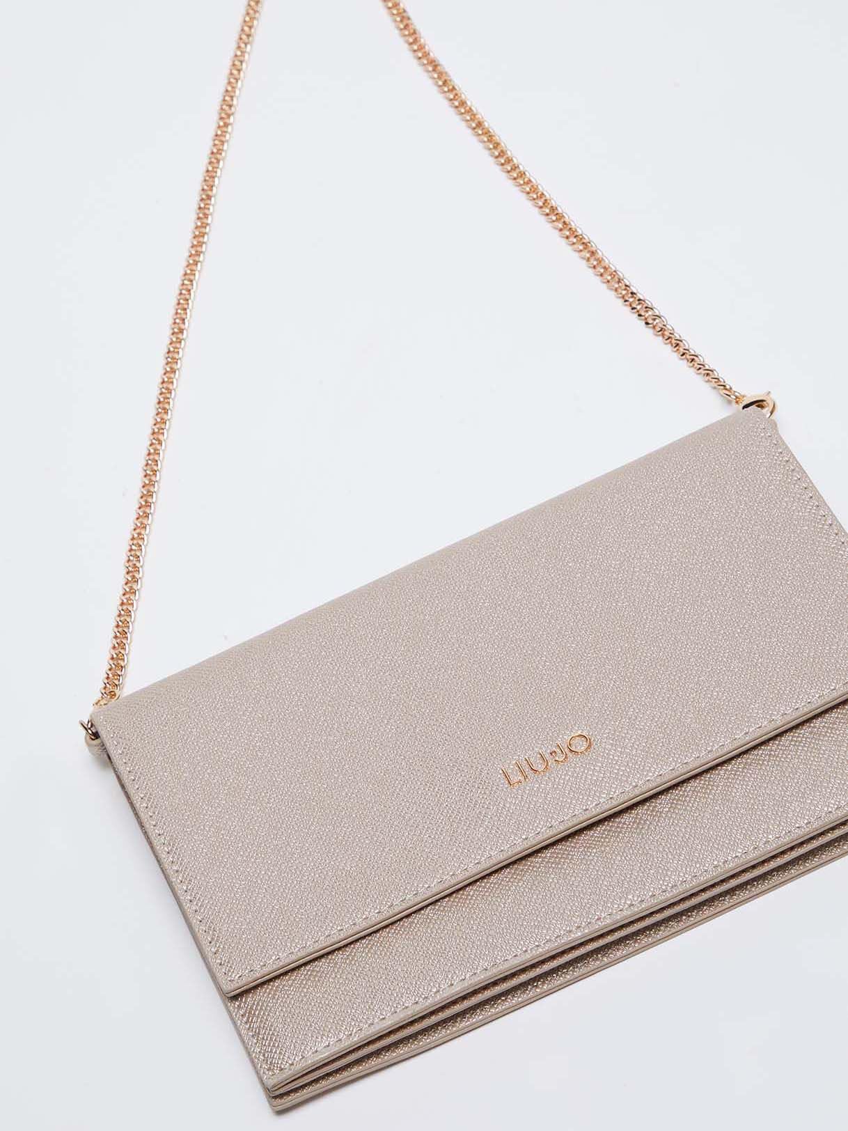 Liu Jo Mini Borsa Tracolla borsetta XS oro chiaro