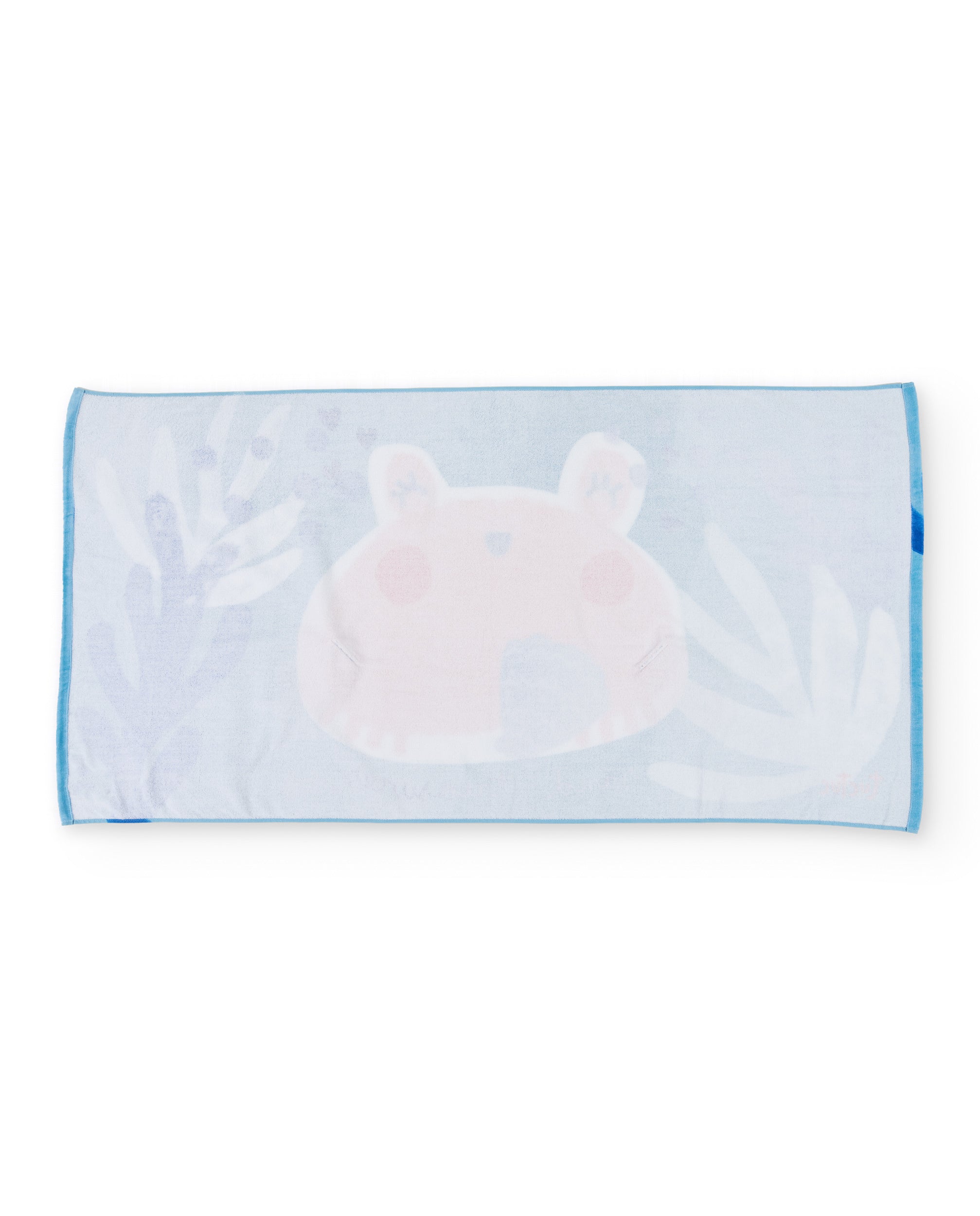 TucTuc Asciugamani telo bambina blu stampa granchio