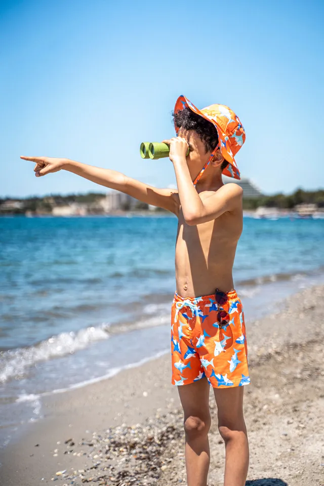 Kokarcia costume boxer bambino squalo 2-3 anni con coulisse