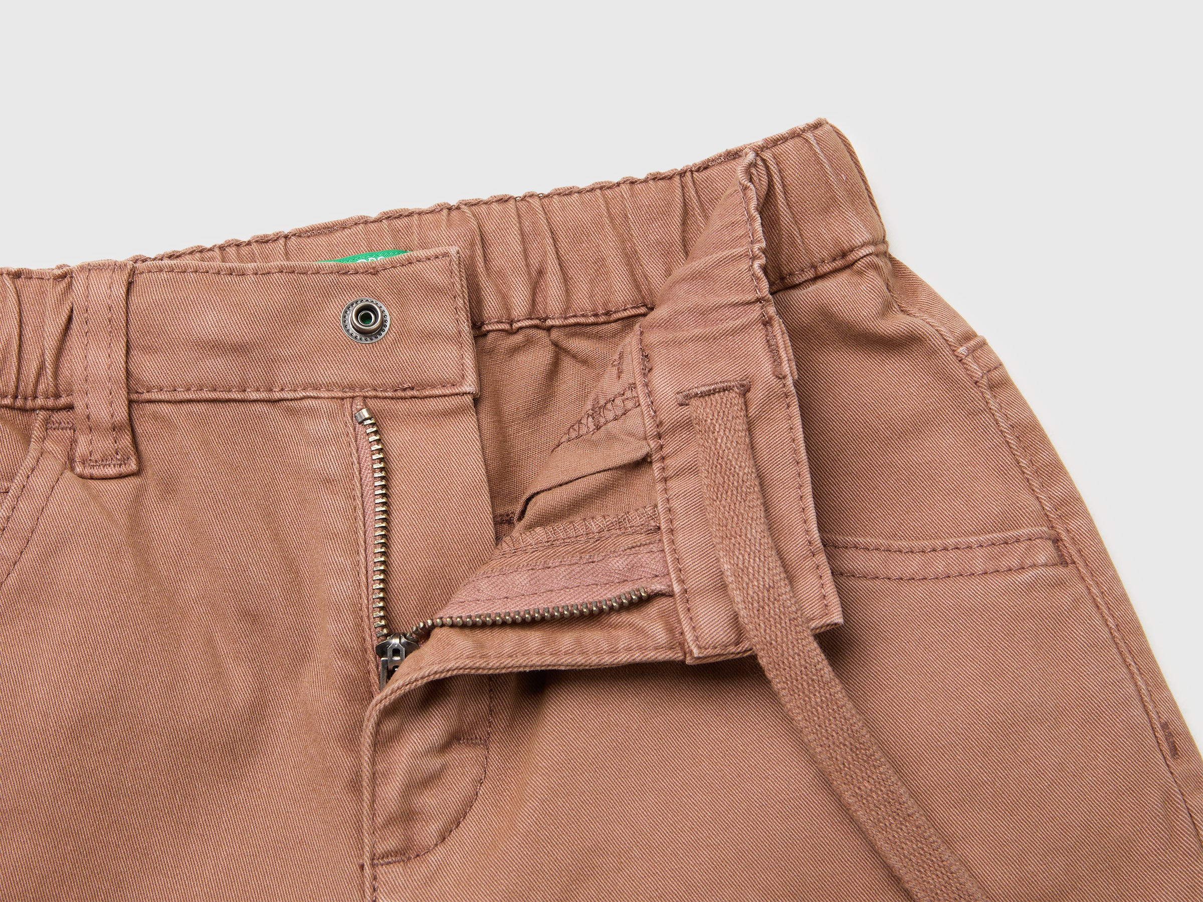 United Colors of Benetton Pantaloni Bambino Cotone Elasticizzato