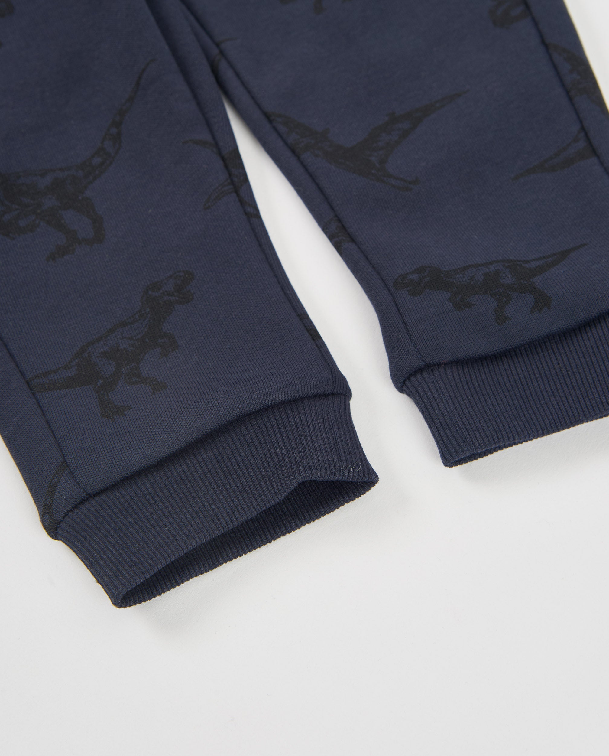 TucTuc Pantaloni Pantaloni Bimbo Blu Navy Dinosauro