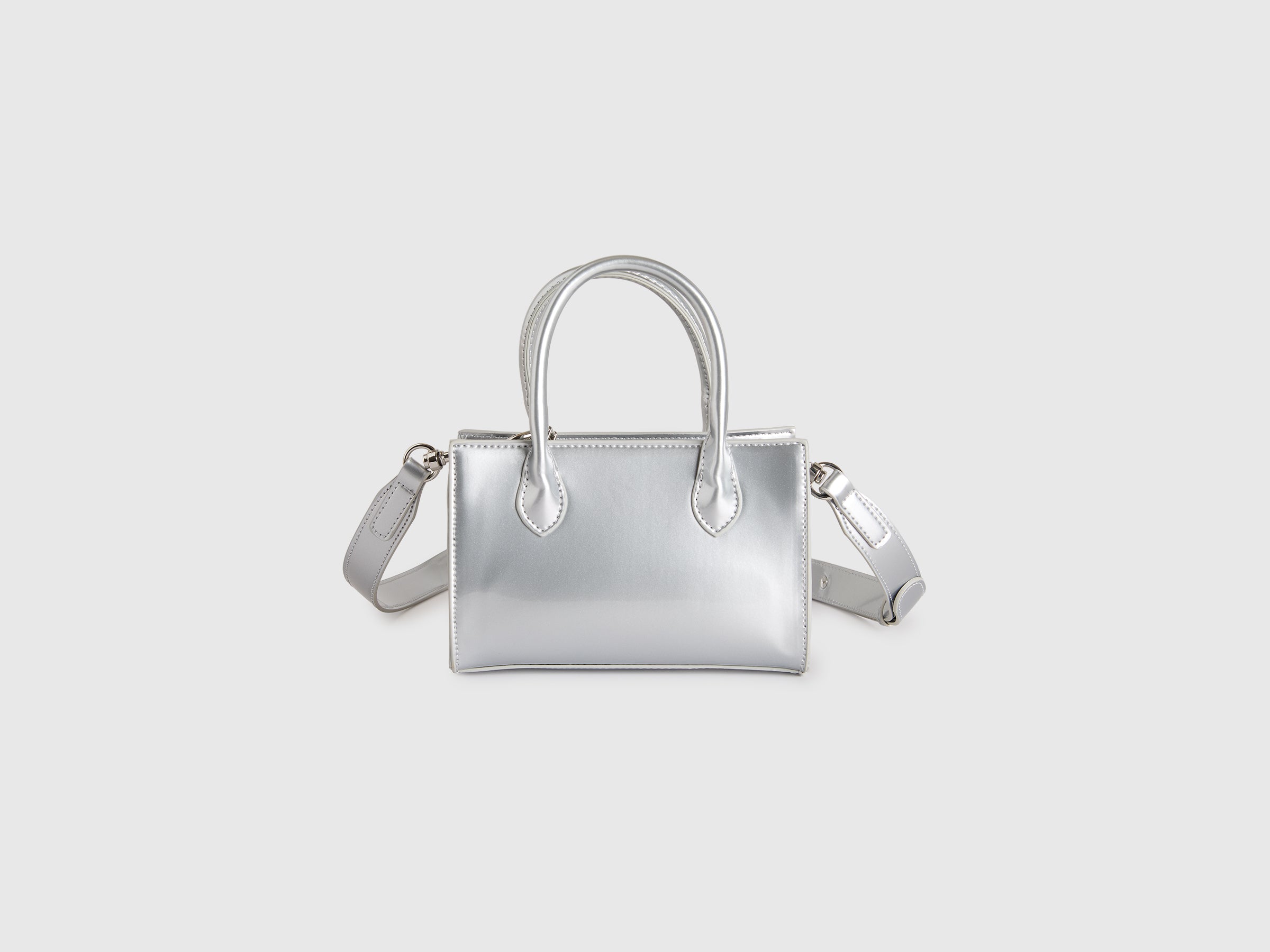 United Colors of Benetton Mini Bag Vernice Borsa Tracolla Lucida