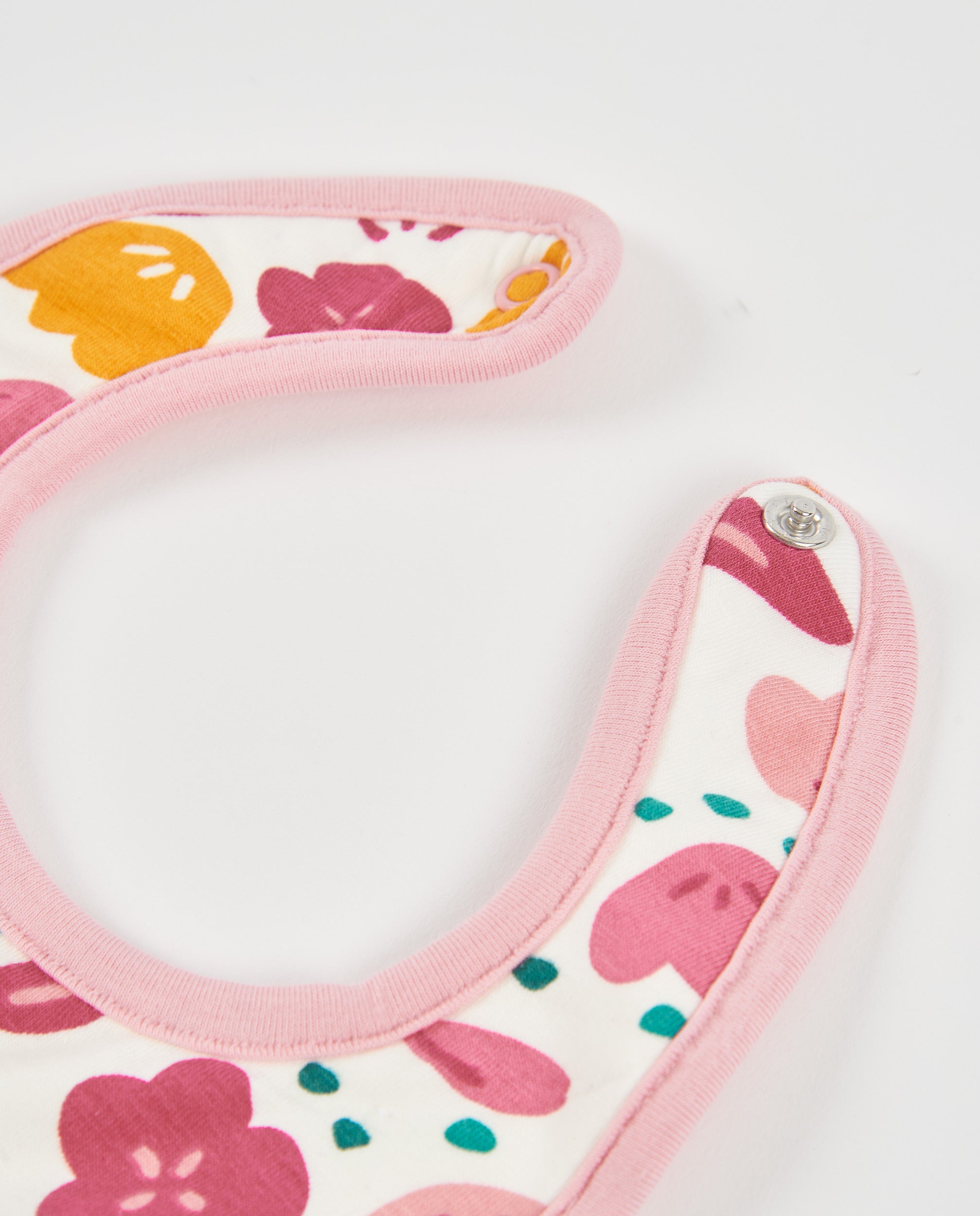 TucTuc Accessori Set 2 Bavaglini Rosa Cotone Orsetto