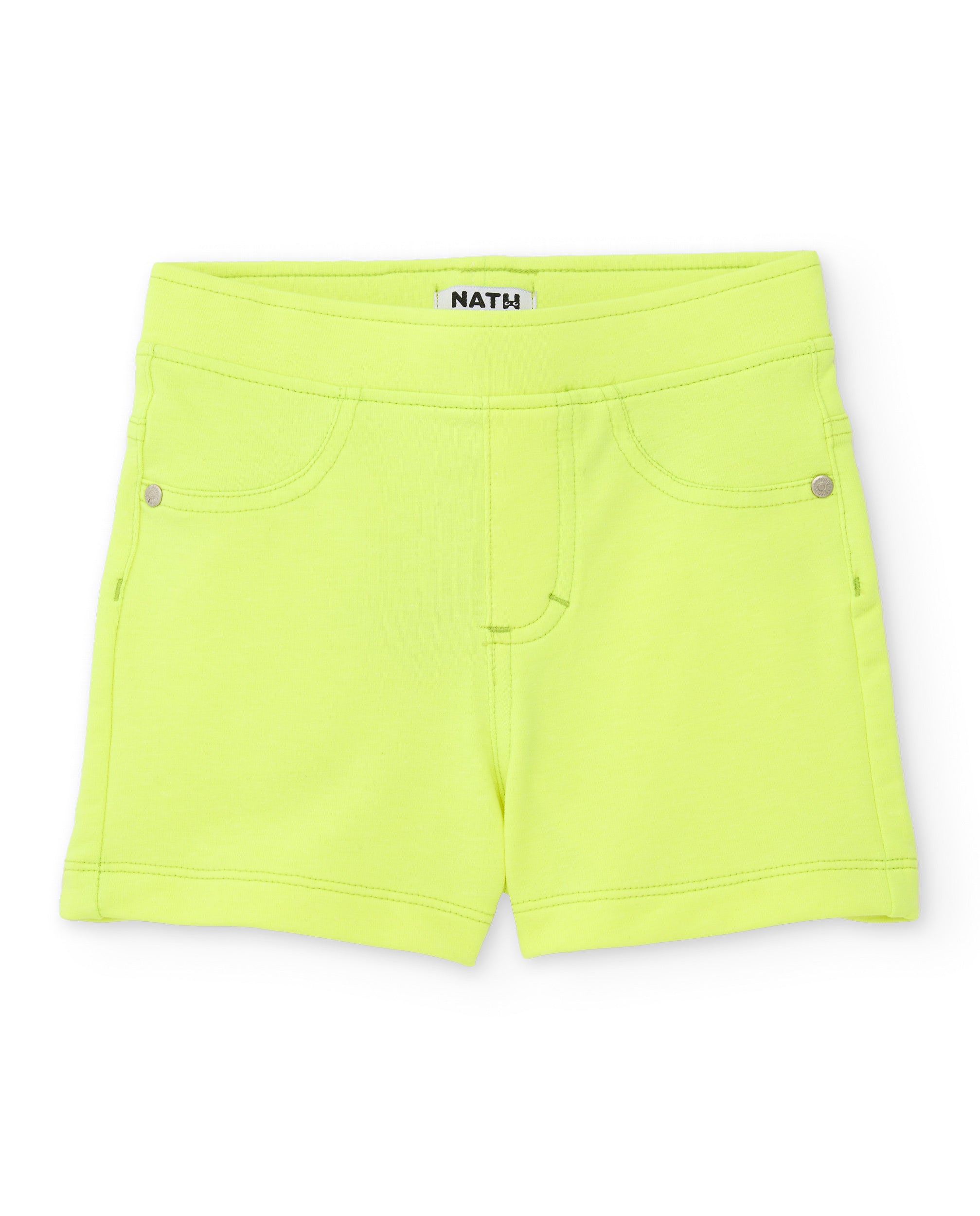 TucTuc Bermuda shorts bambina giallo vita elastica