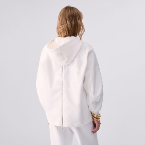 Liu Jo Giacche Giubbotto Oversize Cappuccio Scuba Zip Nero