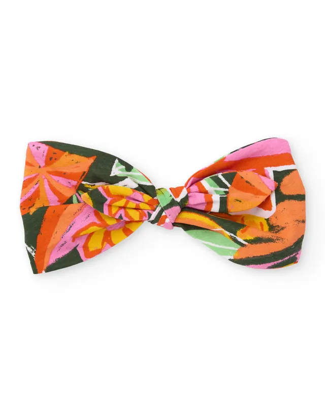 TucTuc Accessori fascia bimba arancione fiocco taglia U