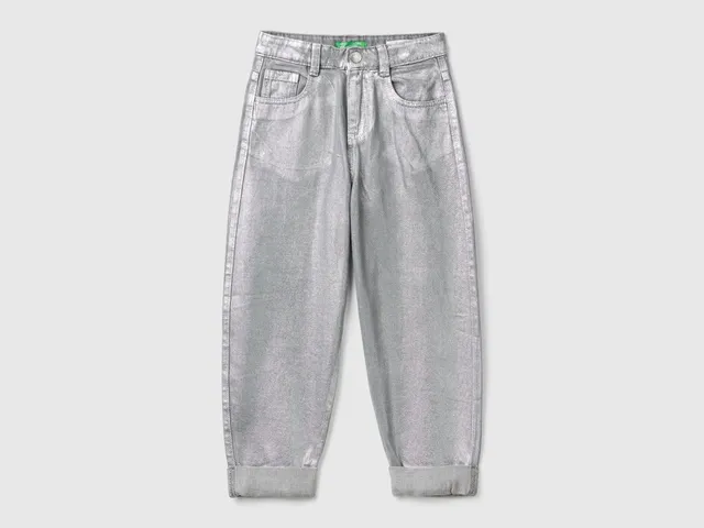 United Colors of Benetton Jeans Slouchy fit denim cotone