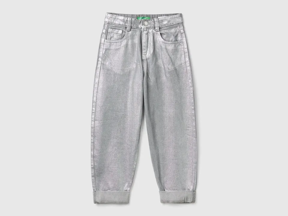 United Colors of Benetton Jeans Slouchy fit denim cotone