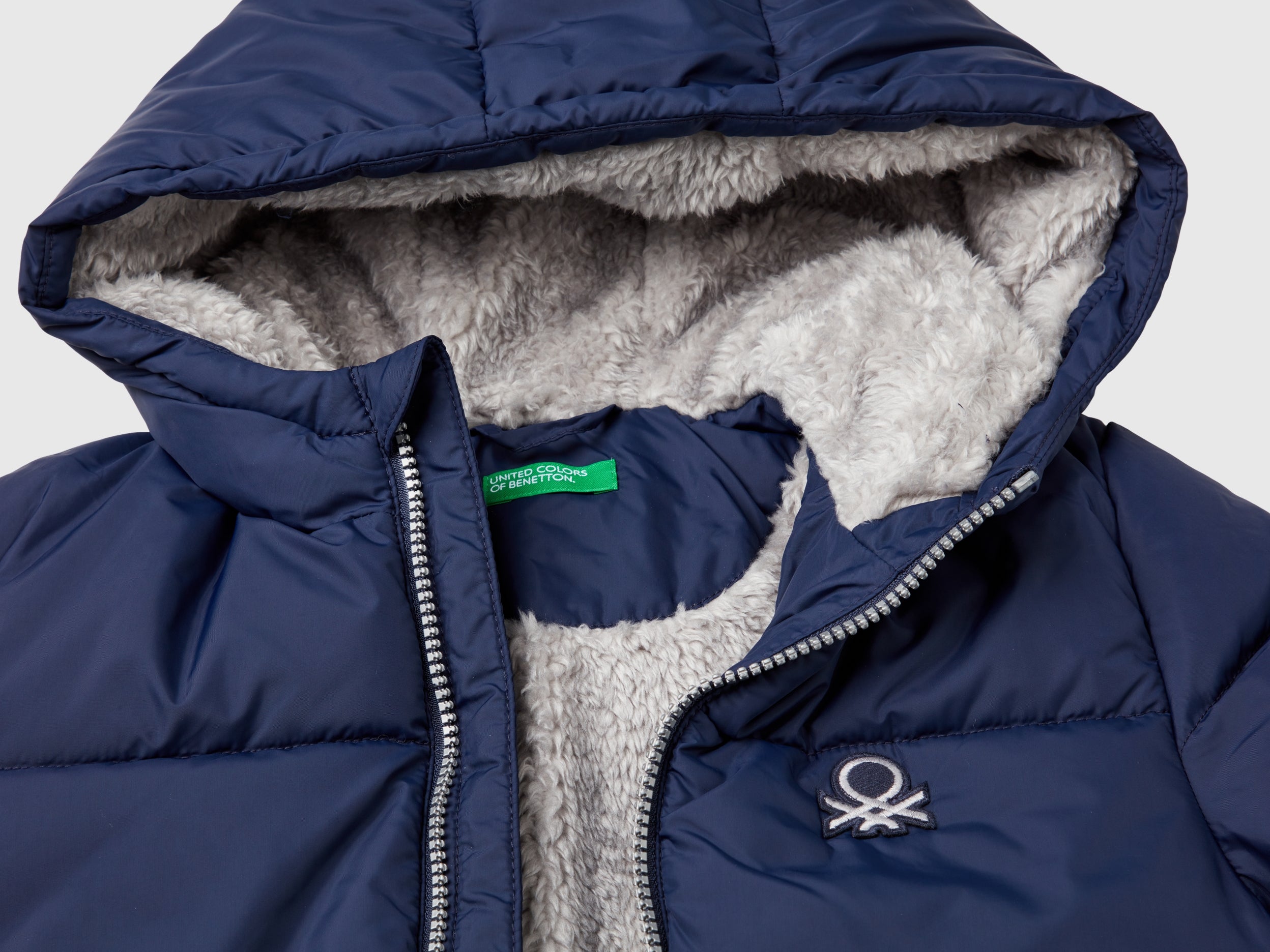 United Colors of Benetton Jackets Giacca trapuntata teddy bimbo