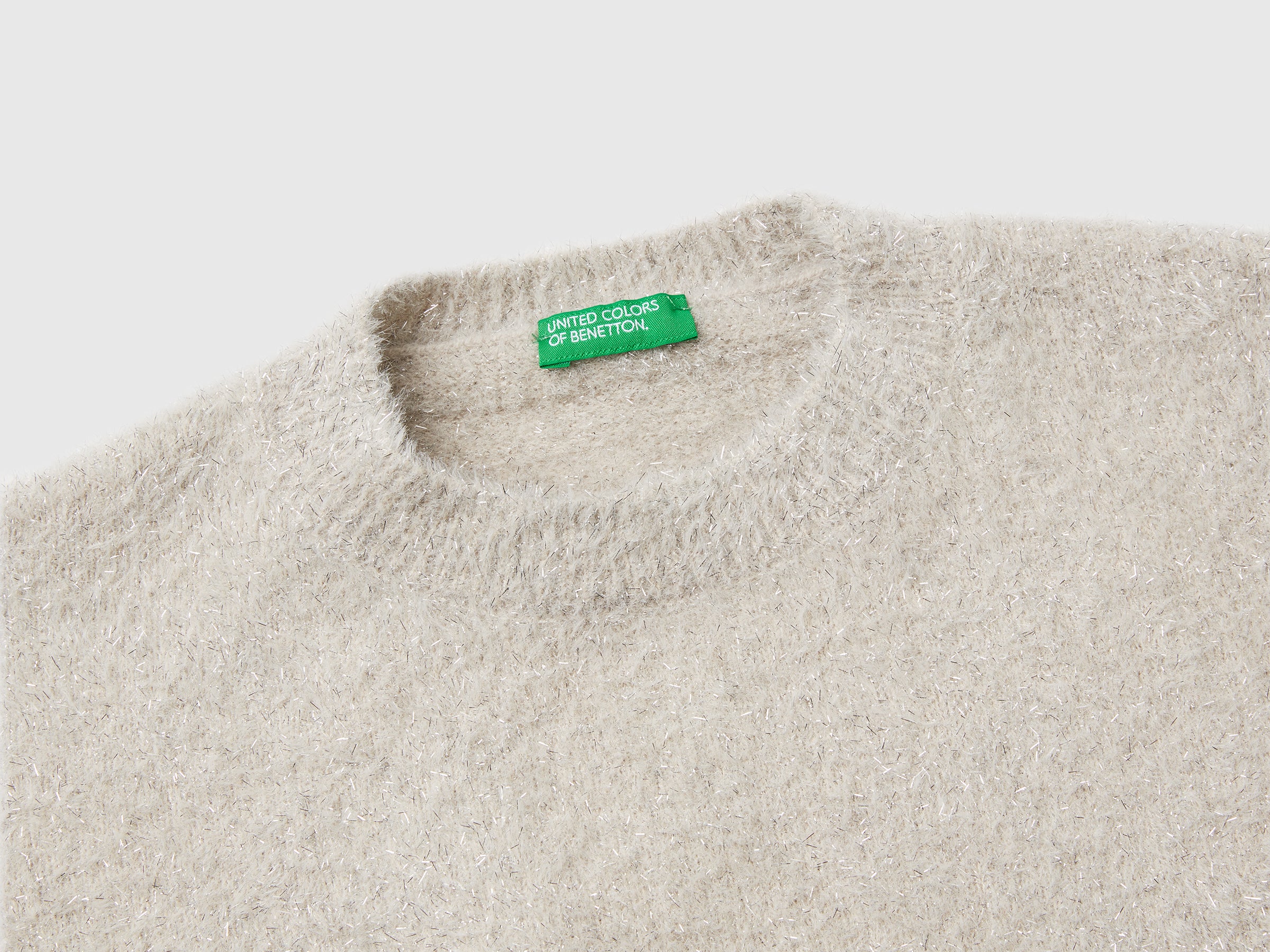 United Colors of Benetton Maglione Girocollo Lurex Riciclato