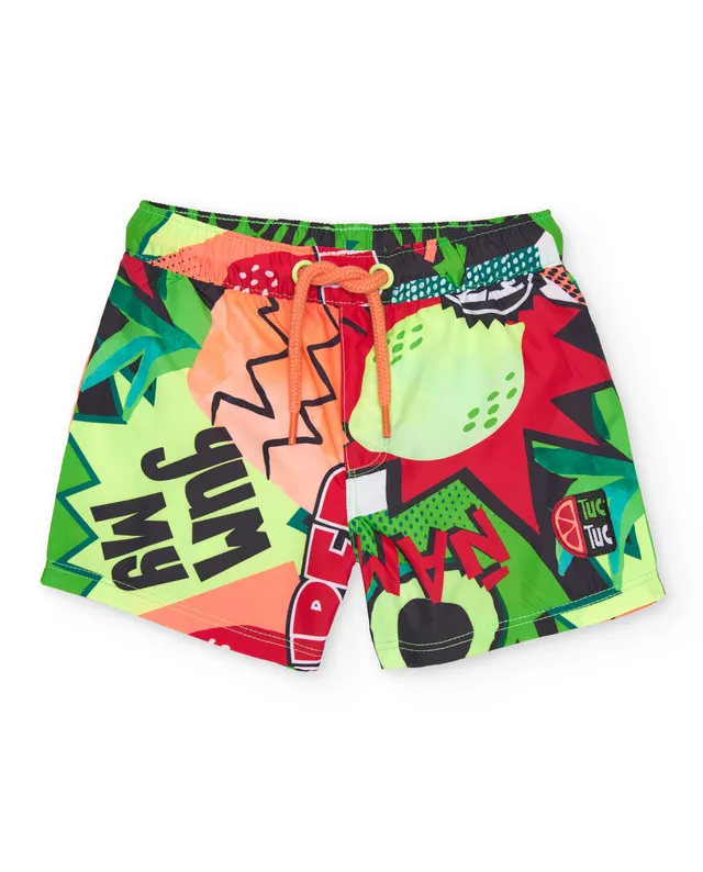 TucTuc Costumi Costume bambino verde fumetto laccio