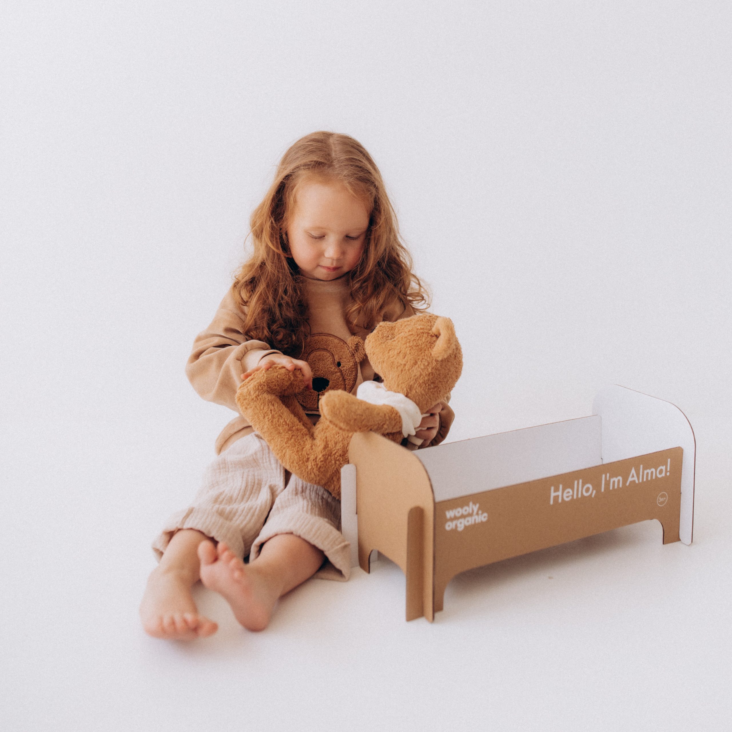 Woolly Organic Teddy Orsetto Yoga Cotone Bio 3 Mesi