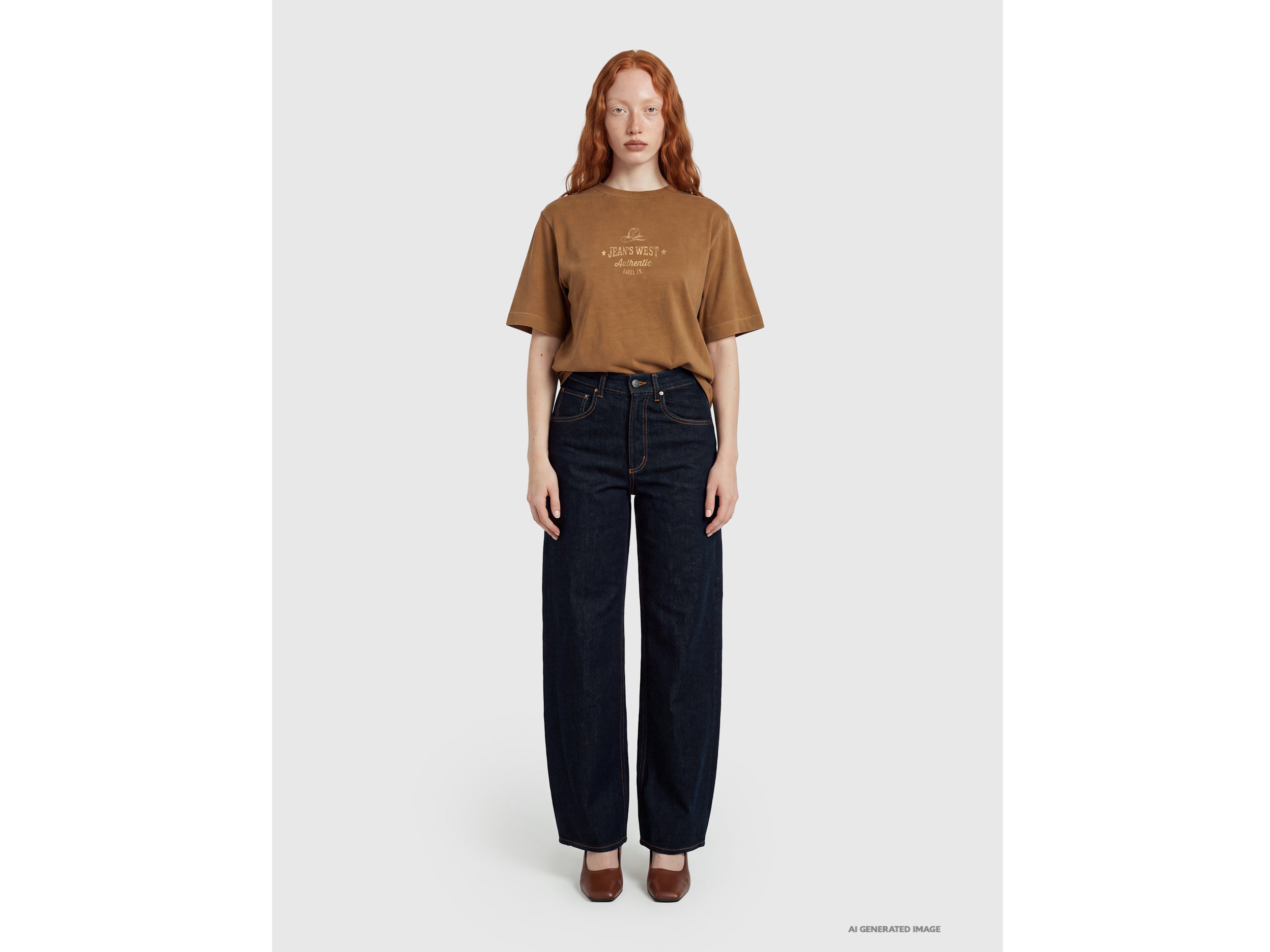 Benetton Jeans 4MJXNE006_901 jeans larghi cotone rinse