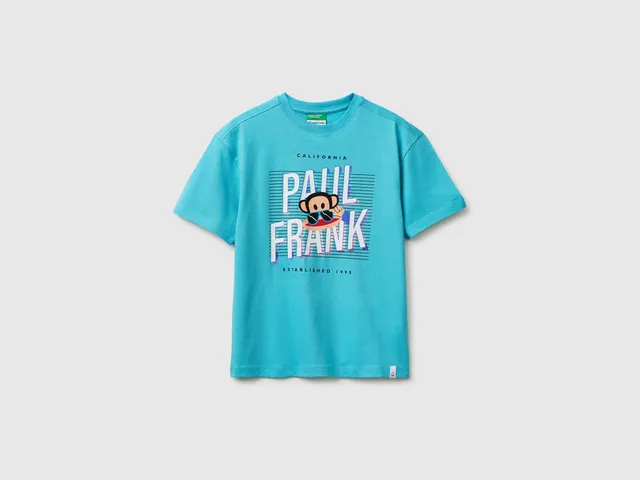 United Colors of Benetton T-Shirt Paul Frank Cotone Taglia M