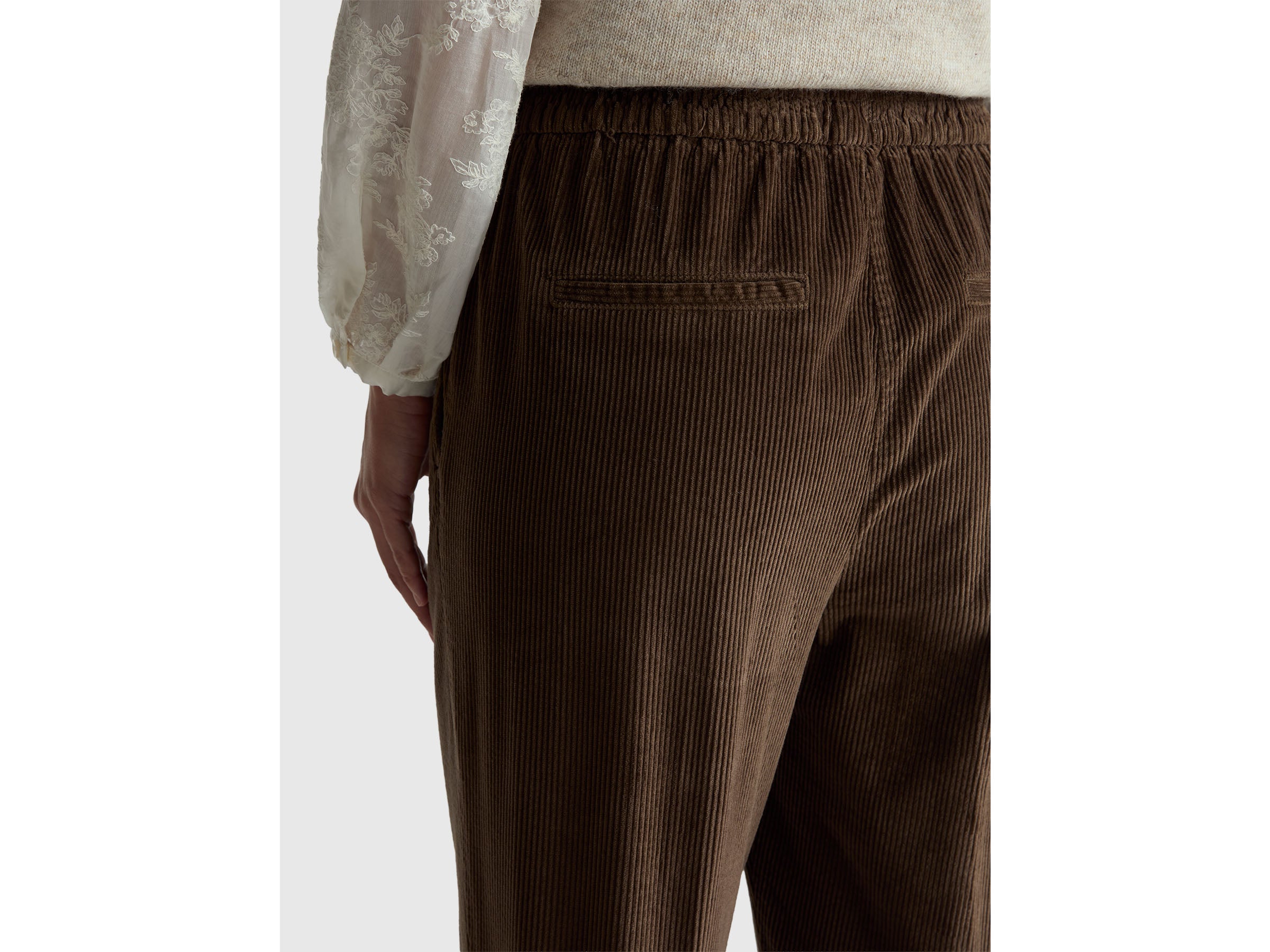 United Colors of Benetton Chinos Velluto Vita Elasticizzata