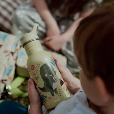 Kocarcia Sassi Borraccia Acciaio 500 ml Cracky Dinosauro
