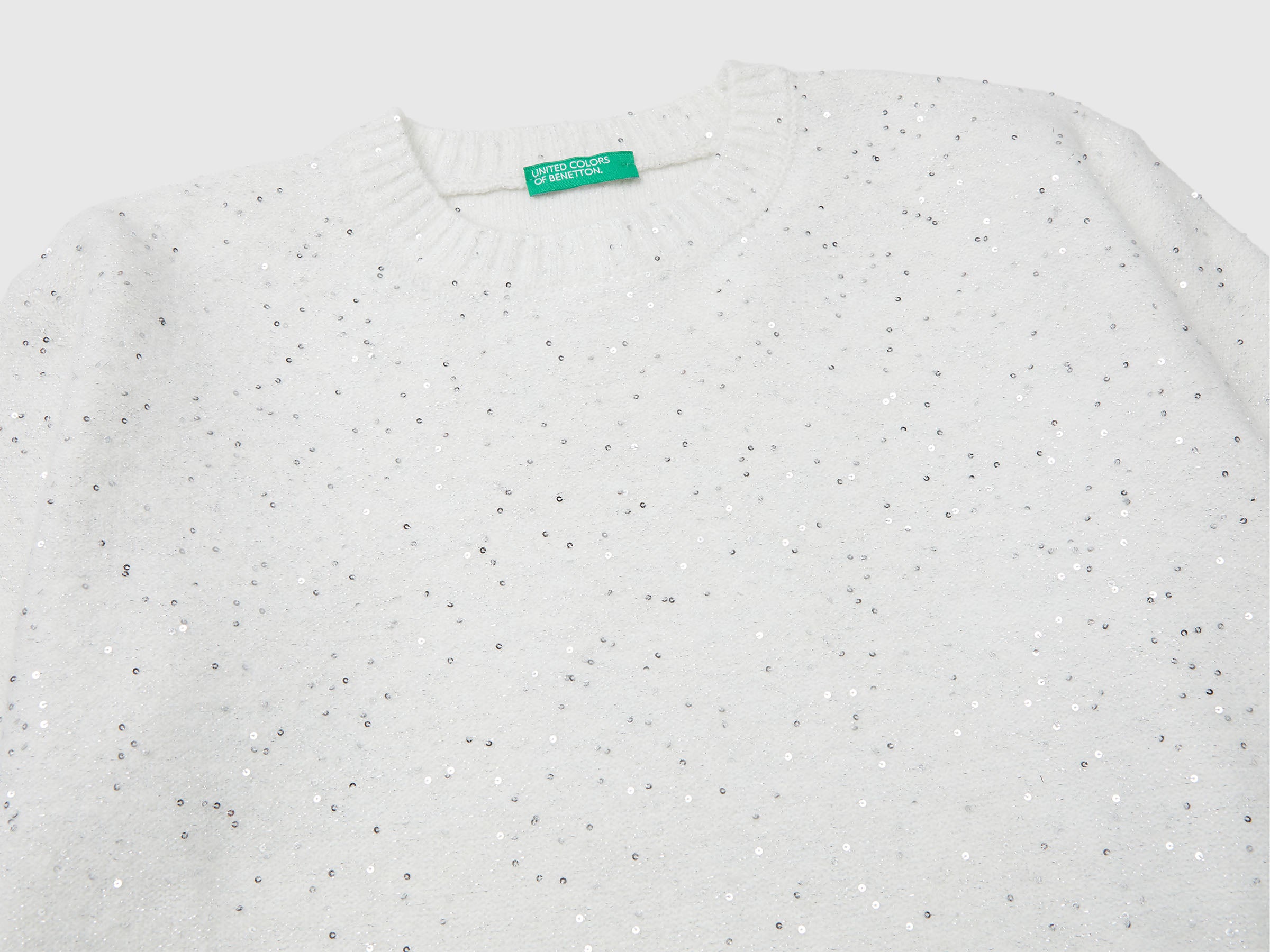 United Colors of Benetton Maglione lana lurex girocollo