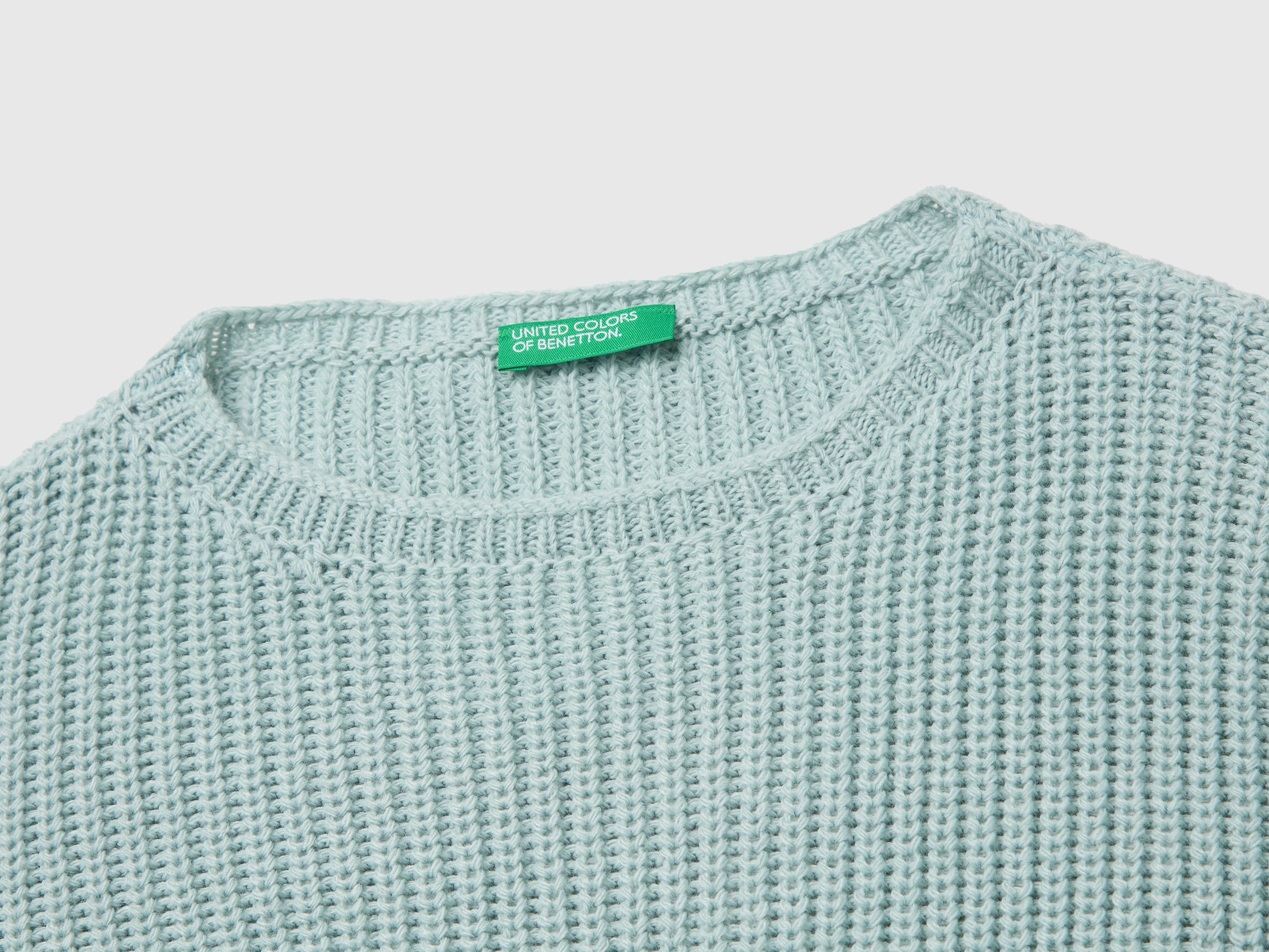 United Colors of Benetton Maglione boxy girocollo costa inglese
