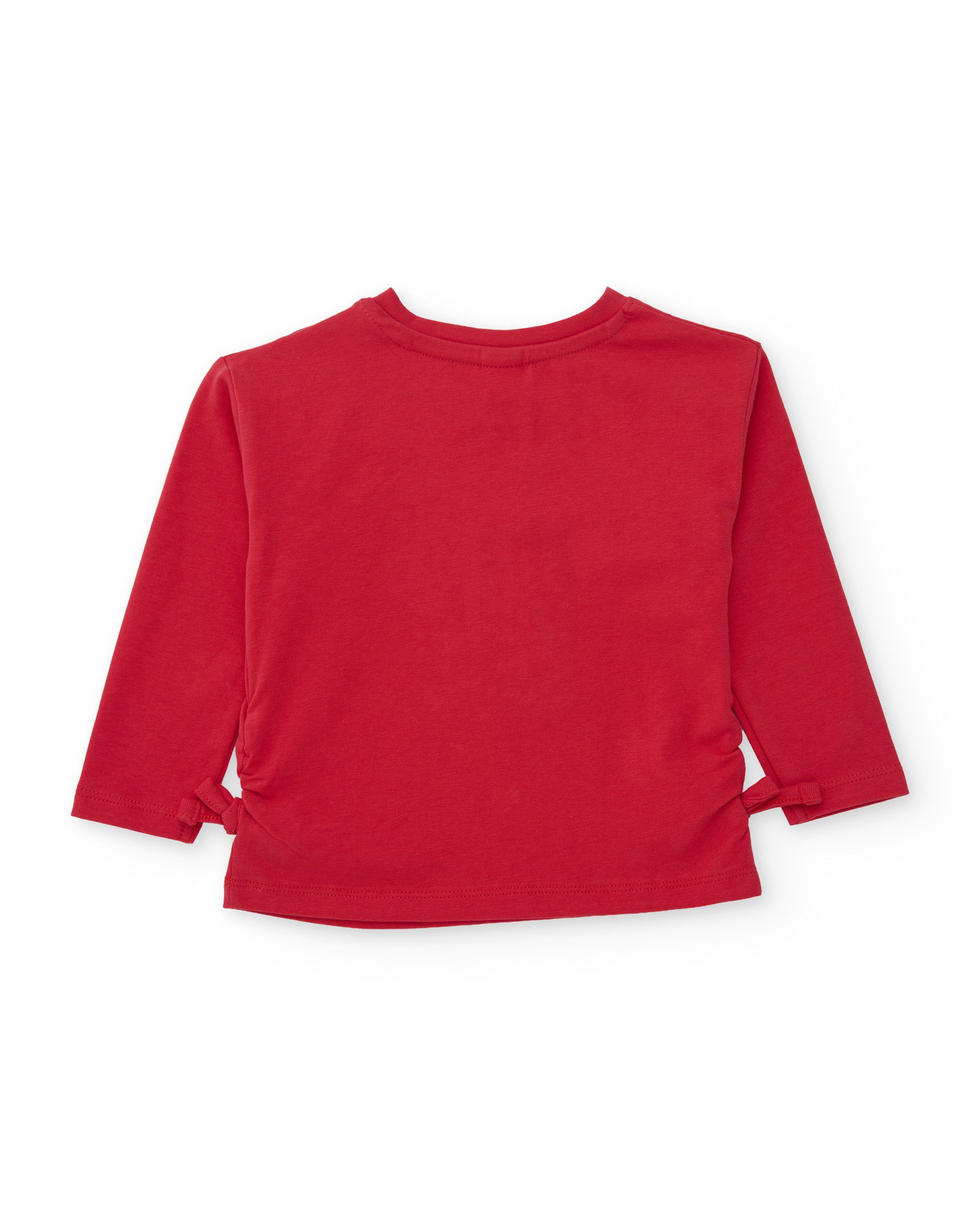 TucTuc Magliette maglia bambina cotone rosso cuori