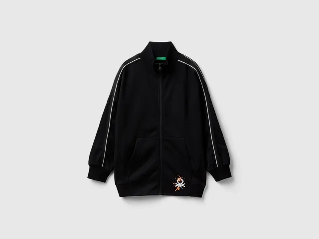 United Colors of Benetton High neck felpa collo alto graffiti